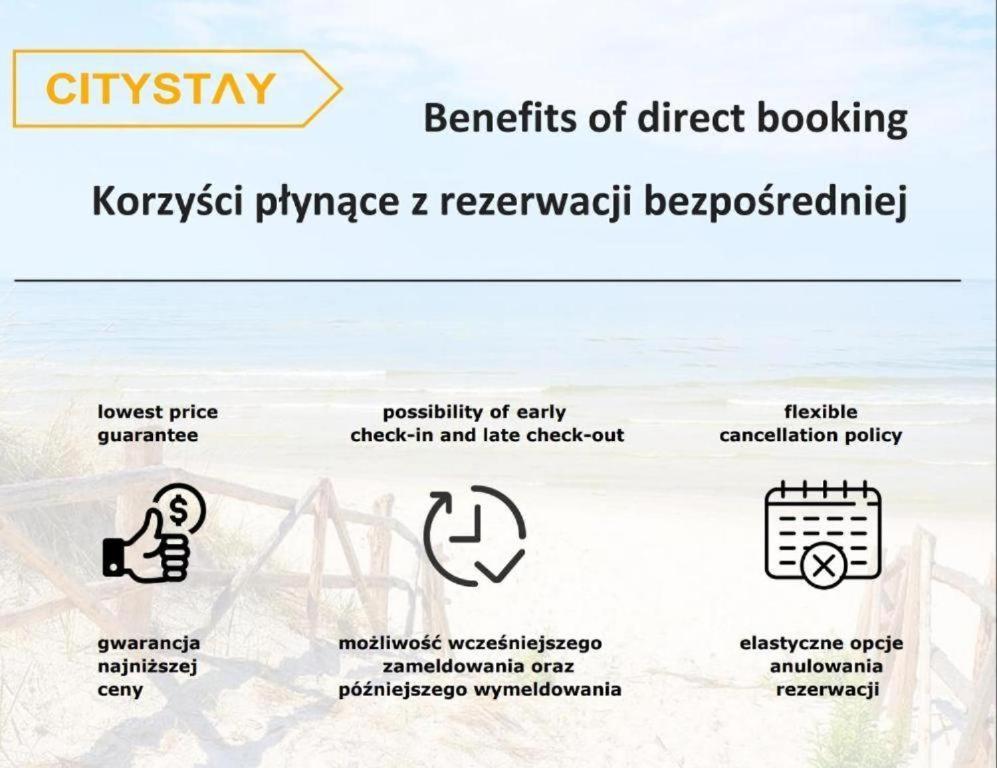 Citystay Starowka Apartament Danzica Esterno foto